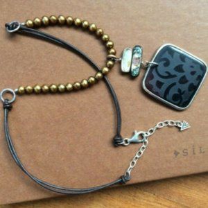 Silpada Sterling Silver Bronze Pearl (N1803) RET